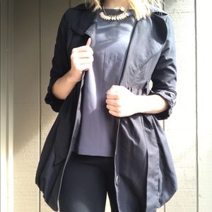 Gray Ann Taylor Loft Shirt